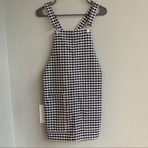 NWOT TopShop Overall Dress w/ Pockets Size S